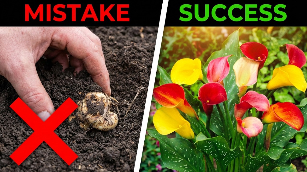 Five Mistakes to Avoid When Planting Calla Lilies (Bulbs) and How to Plant Them for Early Flowering