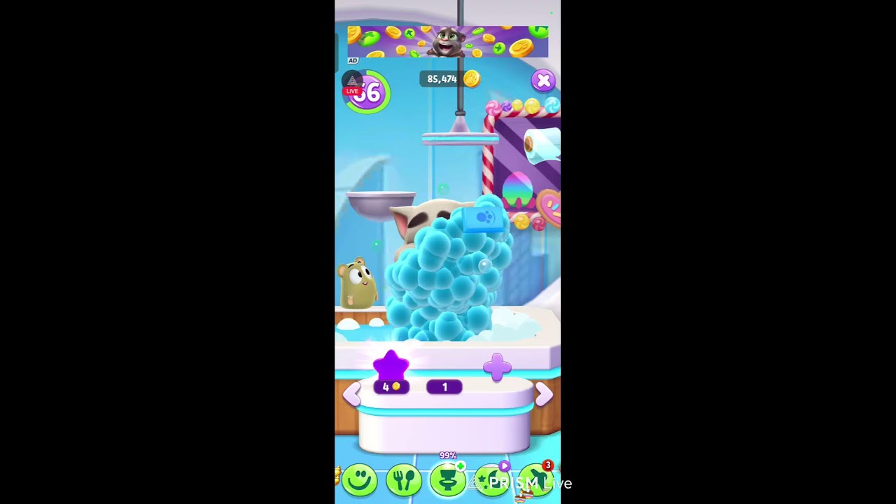 My Talking Tom #shorts #live #trending #viraltom #funnycat #satisfying