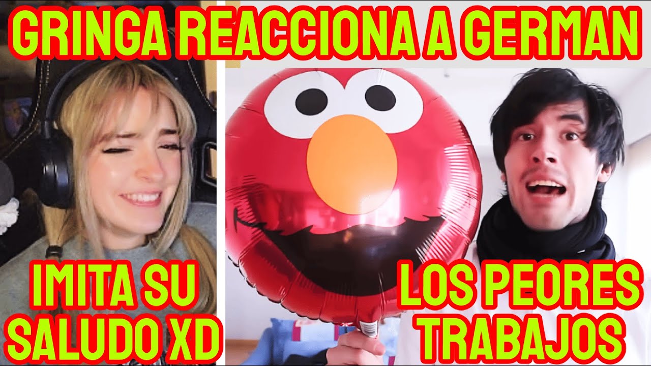 Sylvee reacciona a Germán y hace el saludo de Hola soy Germán, ella cuenta algo de su vida personal