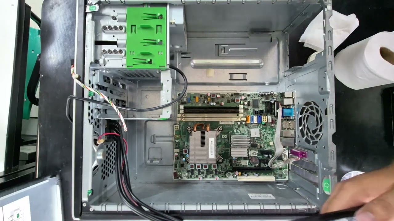 Montando o Gabinete HP 6005 - Aula de Instalação e Montagem de Computadores IFRN - ZN