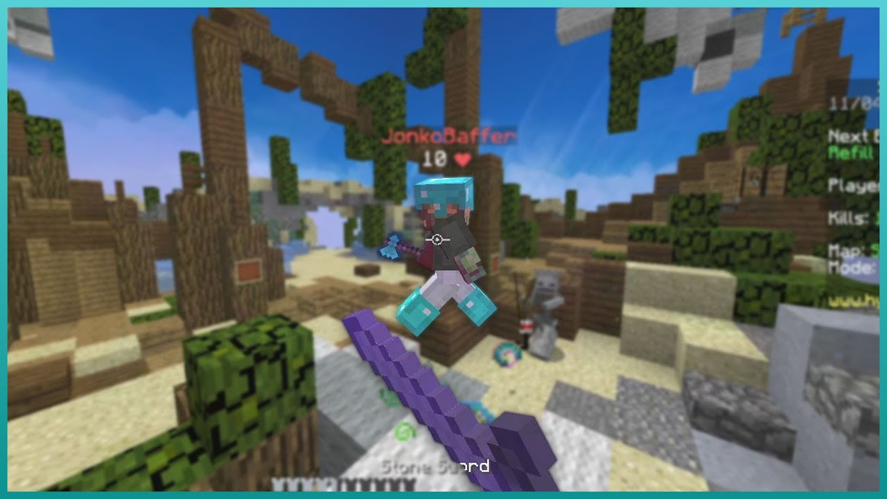 cel mai rapid jucator de minecraft [Skywars Romania]