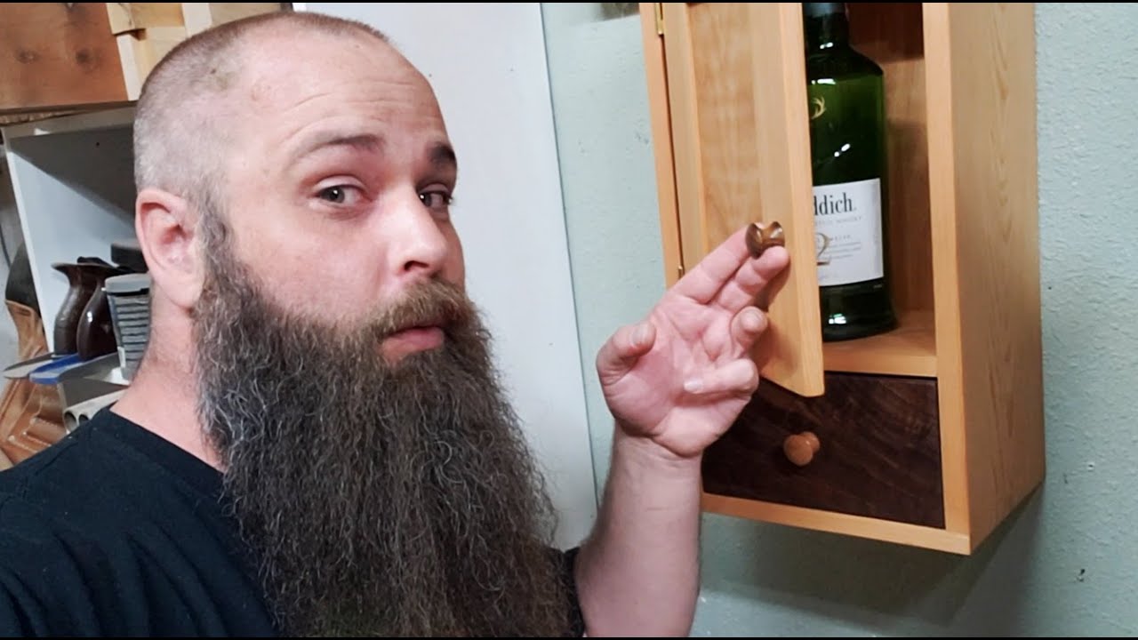 My New Shop Whiskey Cabinet