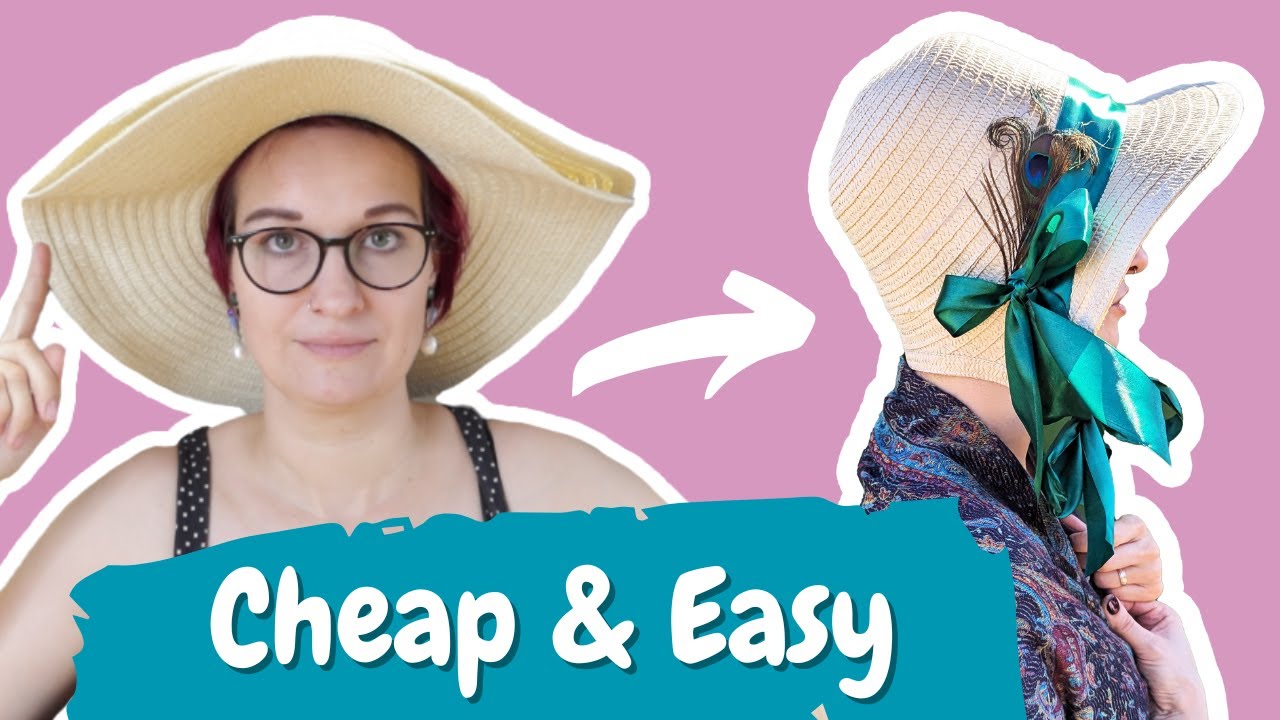 Easy Regency Bonnet DIY - Historical hat on a budget