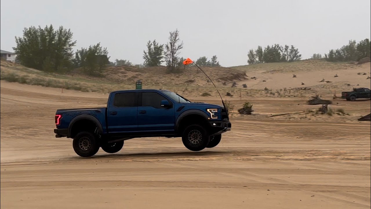 Ford Raptor Silver Lake Sand Dunes 2022