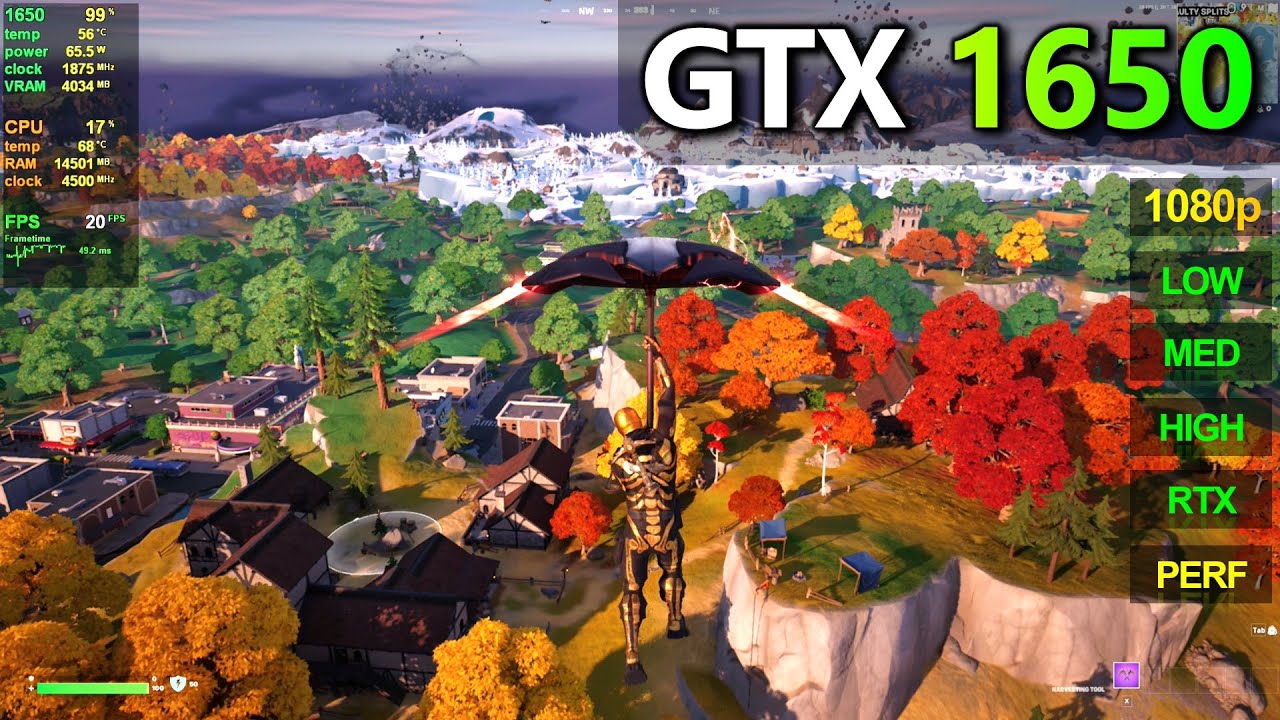 GTX 1650 | Fortnite - Chapter 4