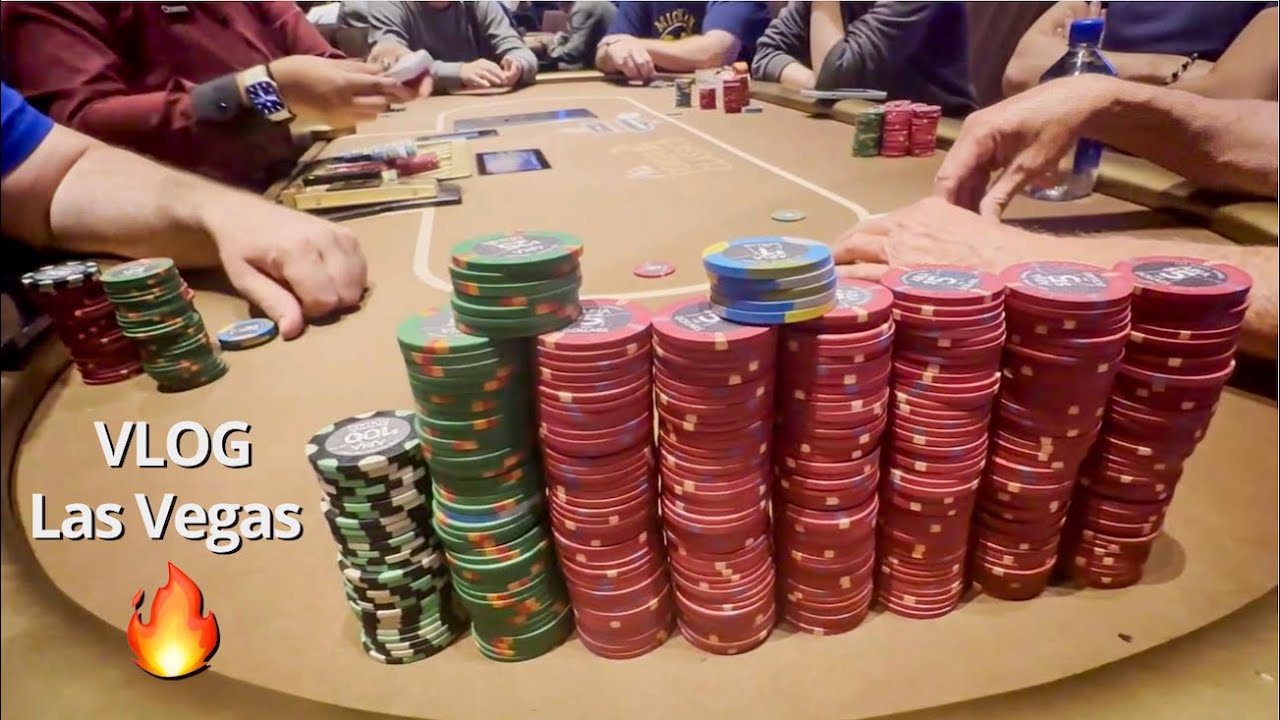 Cash Game INSANO em Las Vegas | Meu MAIOR GANHO no Aria Poker Room | Vlog Poker Lucrativo 4 #Poquer