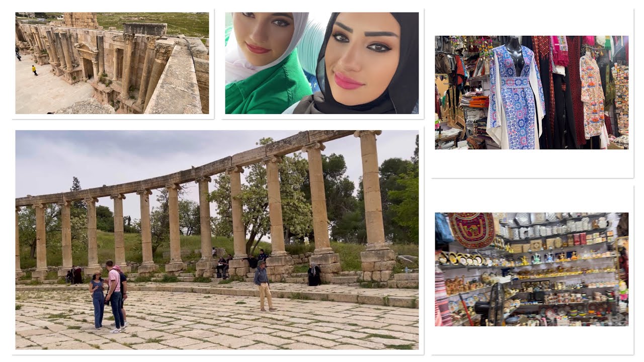آخر يوم في الأردن💔 جولة داخل جرش وسوقها وشوفوا شو جبنا معنا🥰