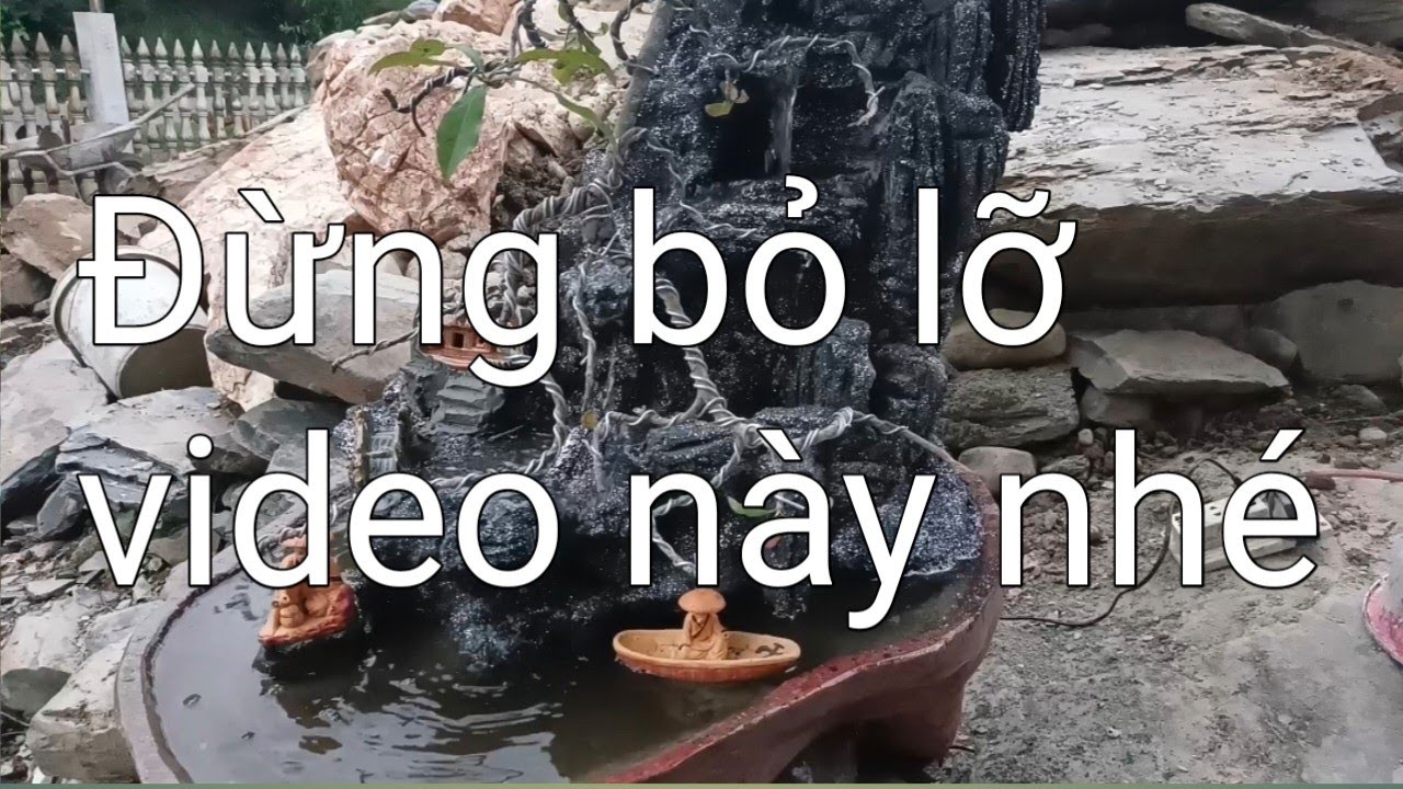 Bonsai _Tiểu cảnh _Thác nước (mẫu 1)