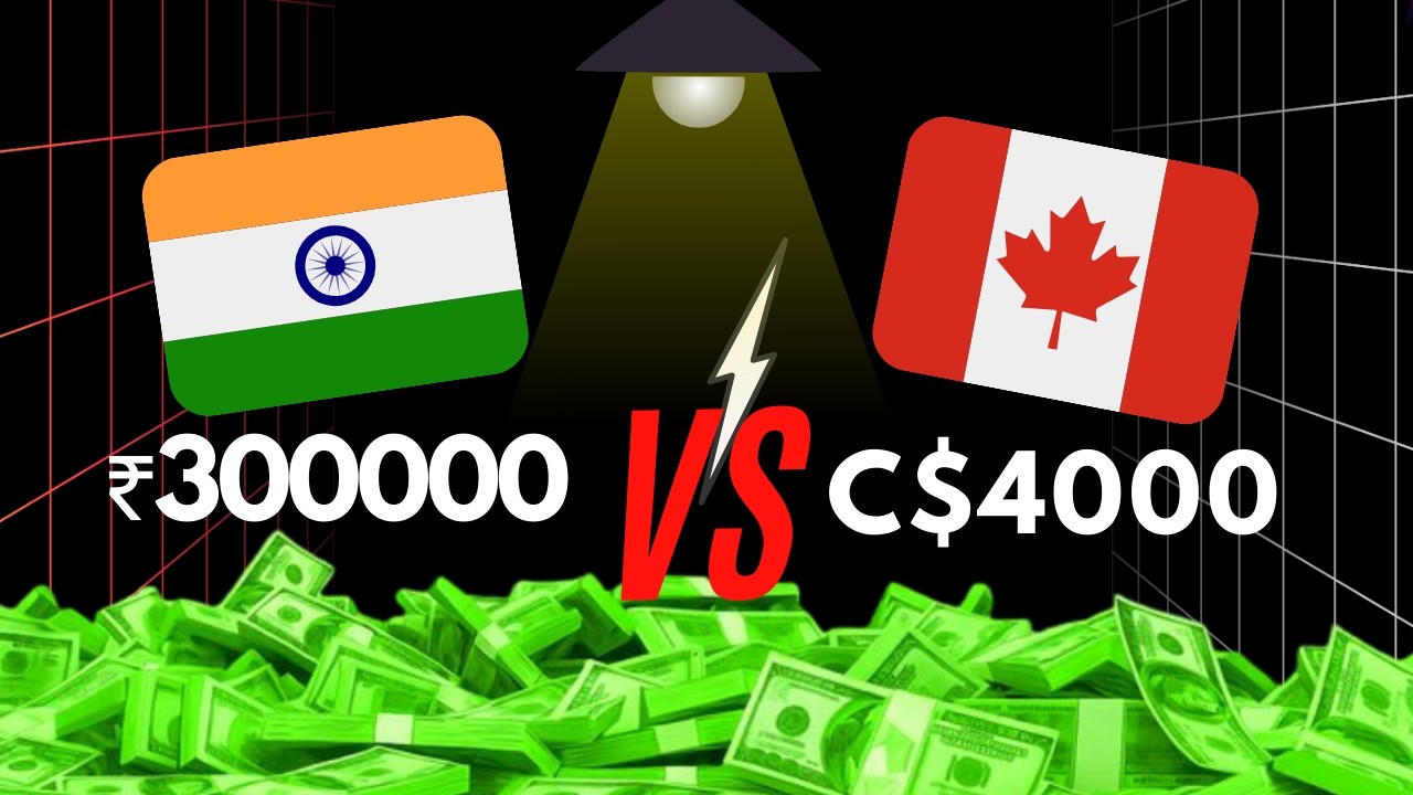 1 Month Salary in Canada 2026 🇨🇦 | India vs Canada Salary Comparison (Reality)