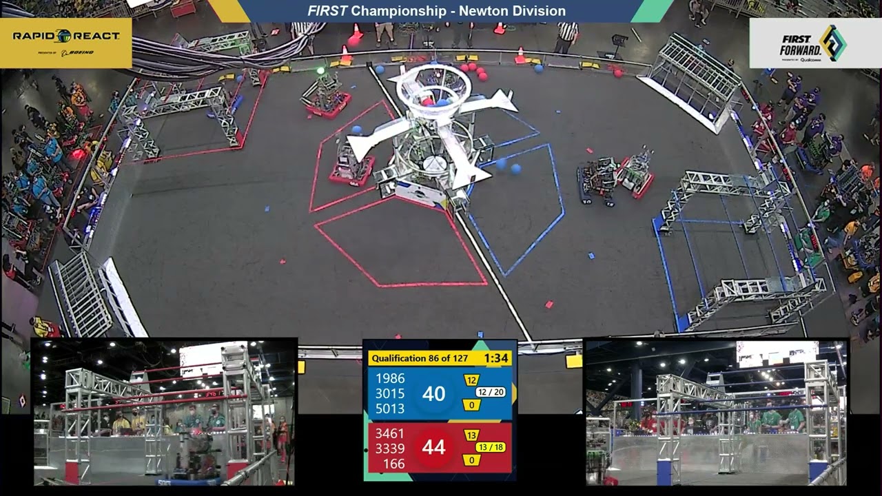 Qualification 86 - 2022 FIRST Championship - Newton Division