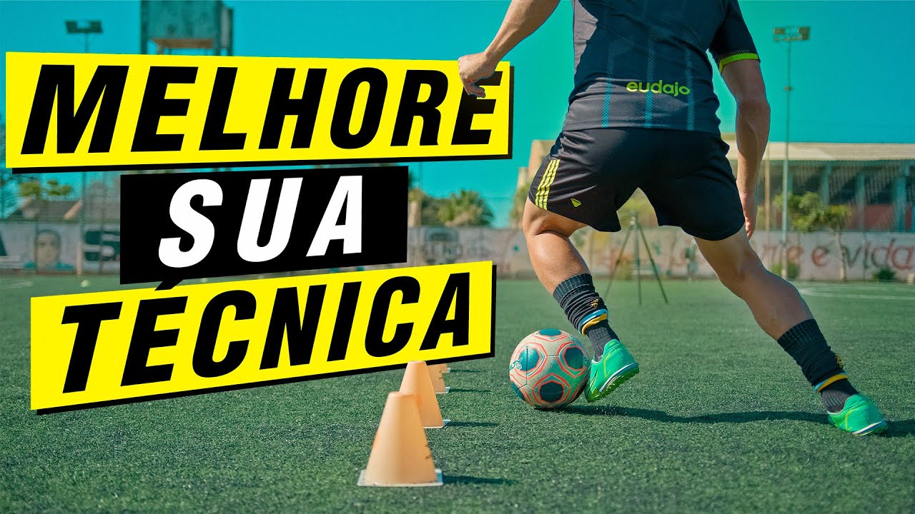TREINO FÍSICO TÉCNICO NO FUTEBOL | 5 EXERCÍCIOS P/ DRIBLE, PASSE E FINALIZAÇÃO