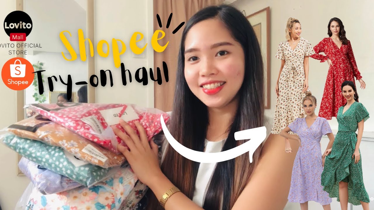 Affordable Shopee Dresses ft. Lovito | Try-on haul