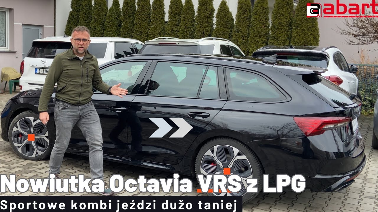 Test nowiutkiej Skody Octavii IV VRS na LPG po montażu instalacji gazowej w @AbartAutoGazSerwis