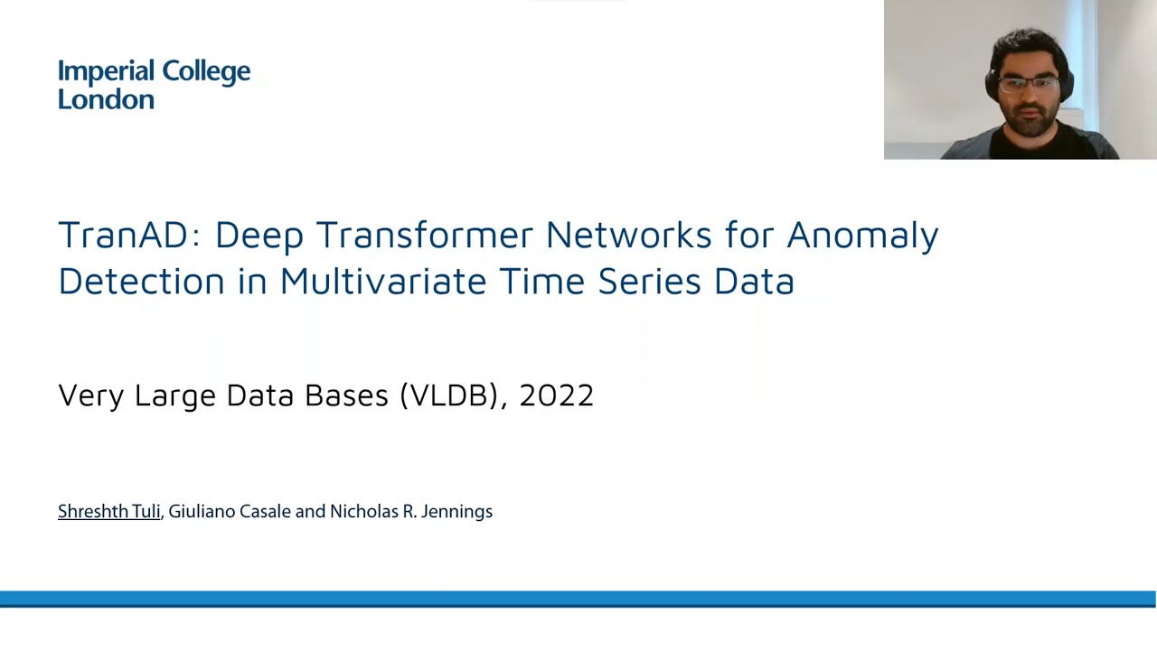 TranAD - Transformer based Anomaly Detection - VLDB 2022