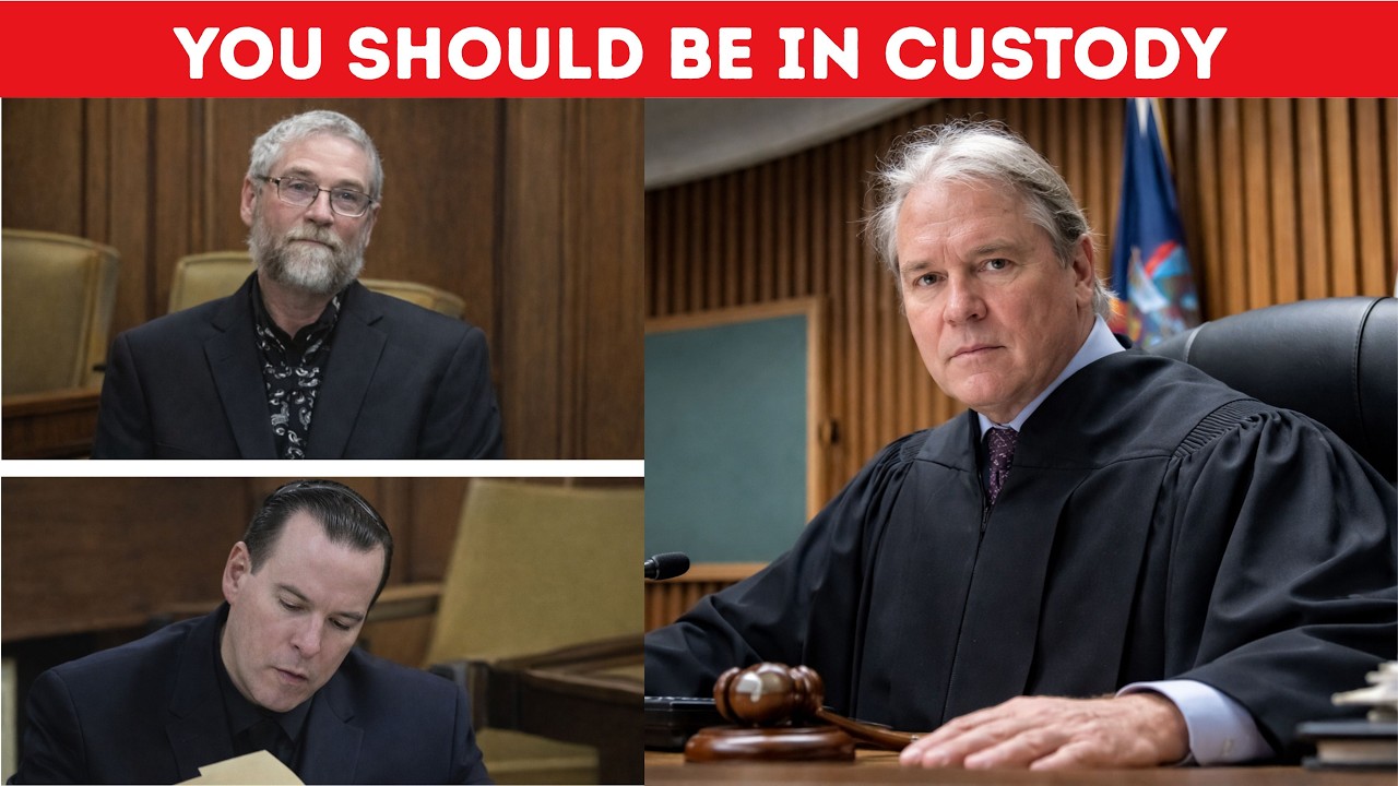 JUDGE JEFFREY MIDDLETON: YOU SHOULD BE IN CUSTODY RIGHT NOW