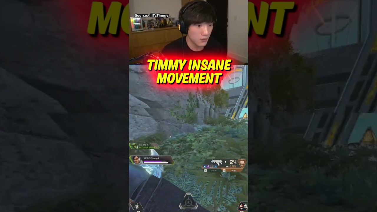 iiTzTimmy MOST INSANE Movement in ALGS Scrims | Apex Legends #apexlegends #shorts