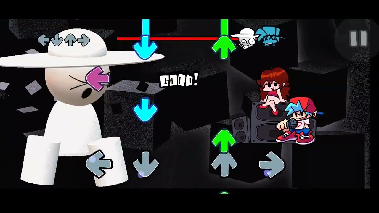 Beating thearchy fnf "on mobile"