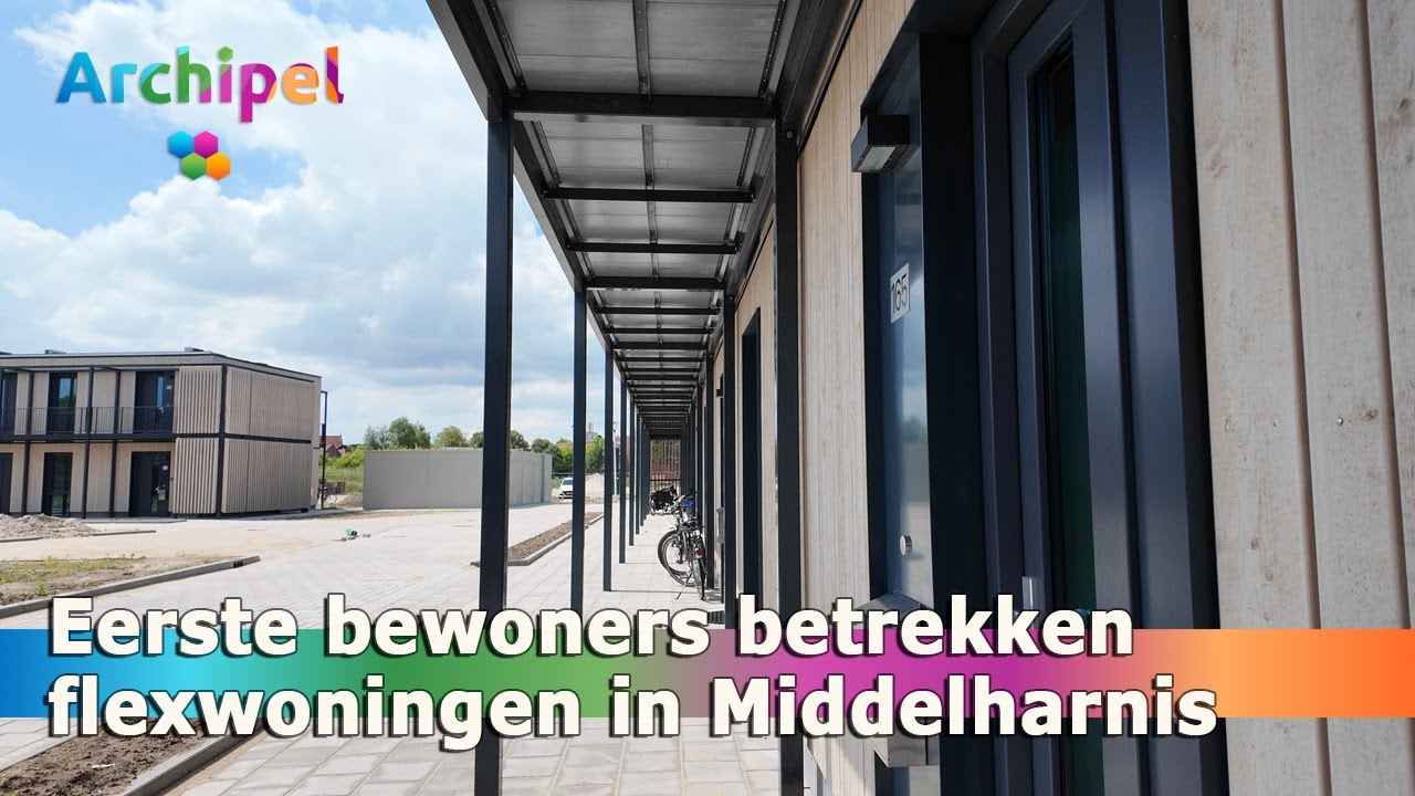 Eerste bewoners betrekken flexwoningen in Middelharnis