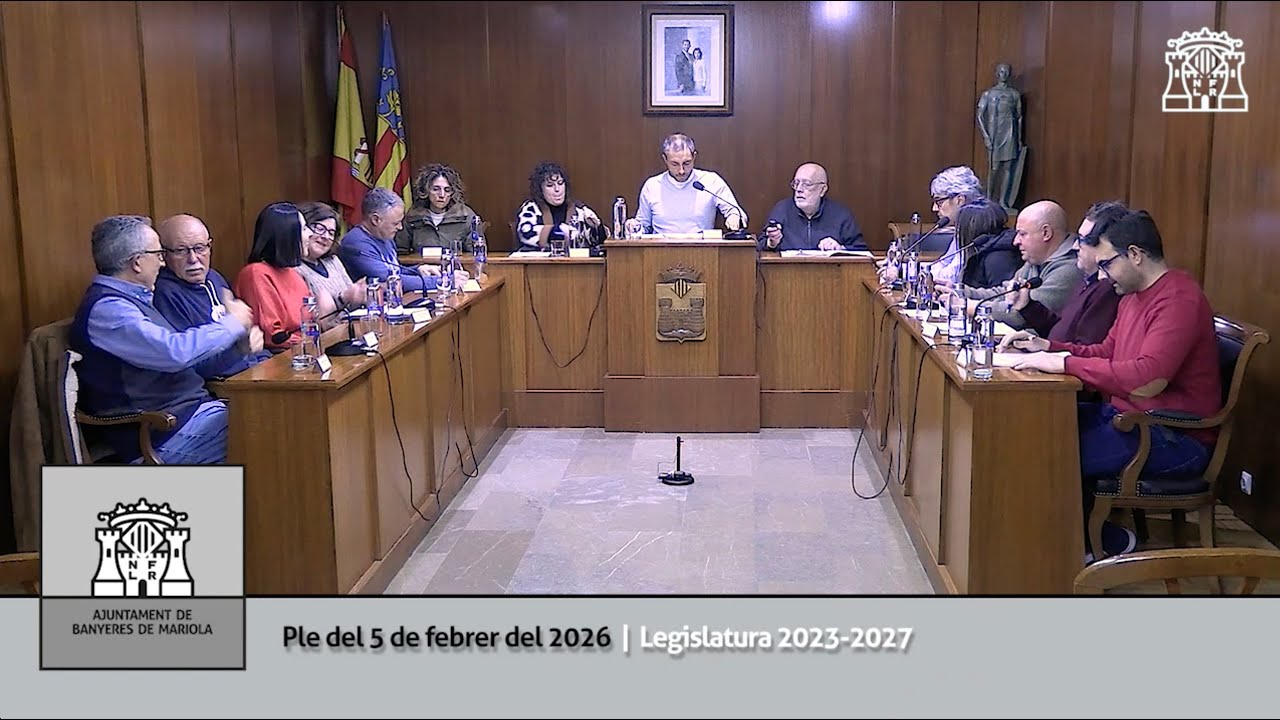 Ple del 5 de febrer del 2026 | Legislatura 2023-2027