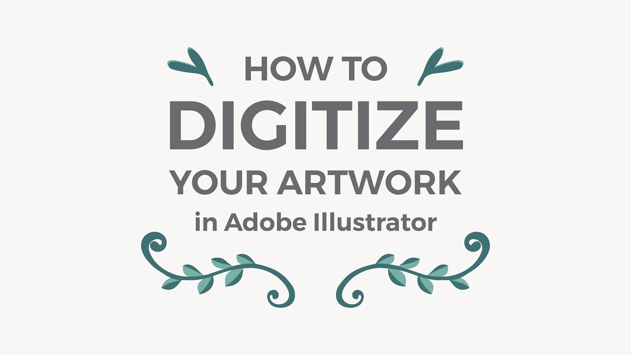 How to turn your hand drawn artworks into vectors in Illustrator