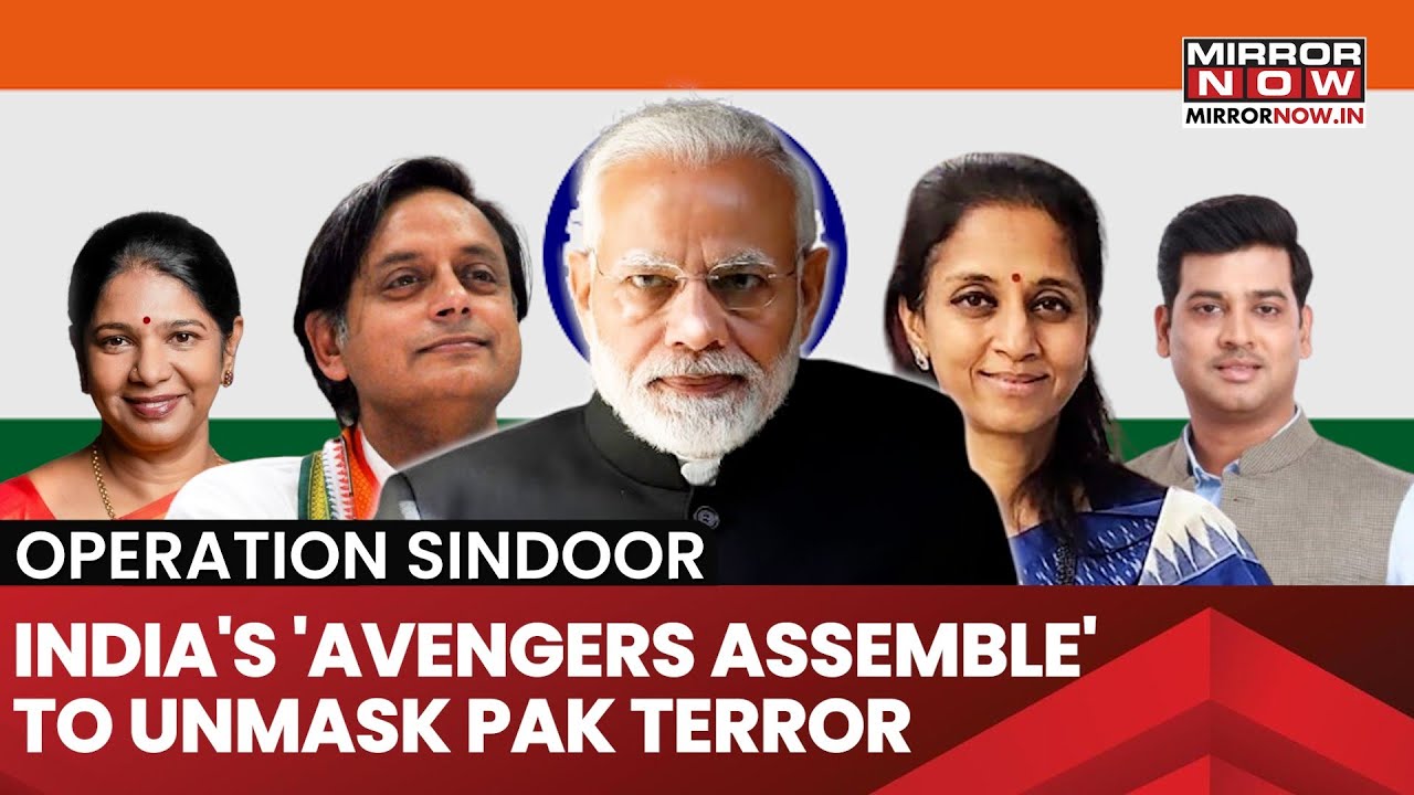 India's 'All Party Delegation' To Expose Pak Terror Globally! Tharoor, Supriya Sule & More On List