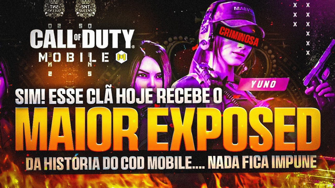 O MAIOR EXPOSED DE CLÃ DO COD MOBILE!🔥🔥🔥 CALL OF DUTY MOBILE