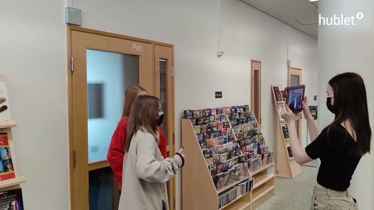 Lahti City Library in Finland uses Hublet Tablets to organize Treasure Hunt games for students