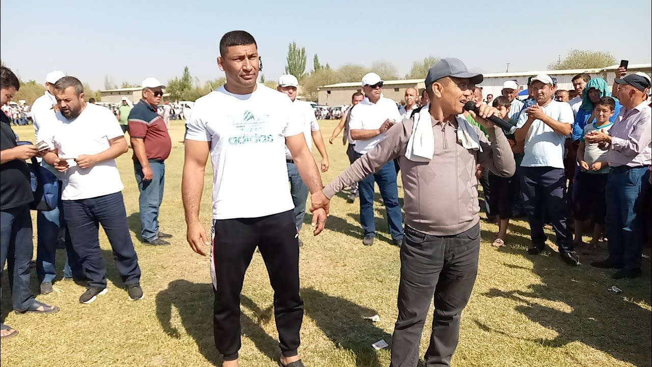 1 2 3 Tovoqlar boshlandi.Sherali Jo'rayov davrada.