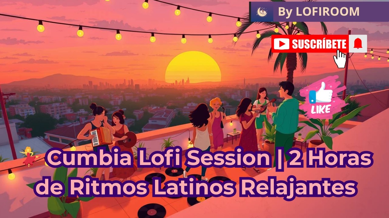 💃 Cumbia Lofi Session | 2 Horas de Ritmos Latinos Relajantes para Estudiar, Trabajar o Relajarse