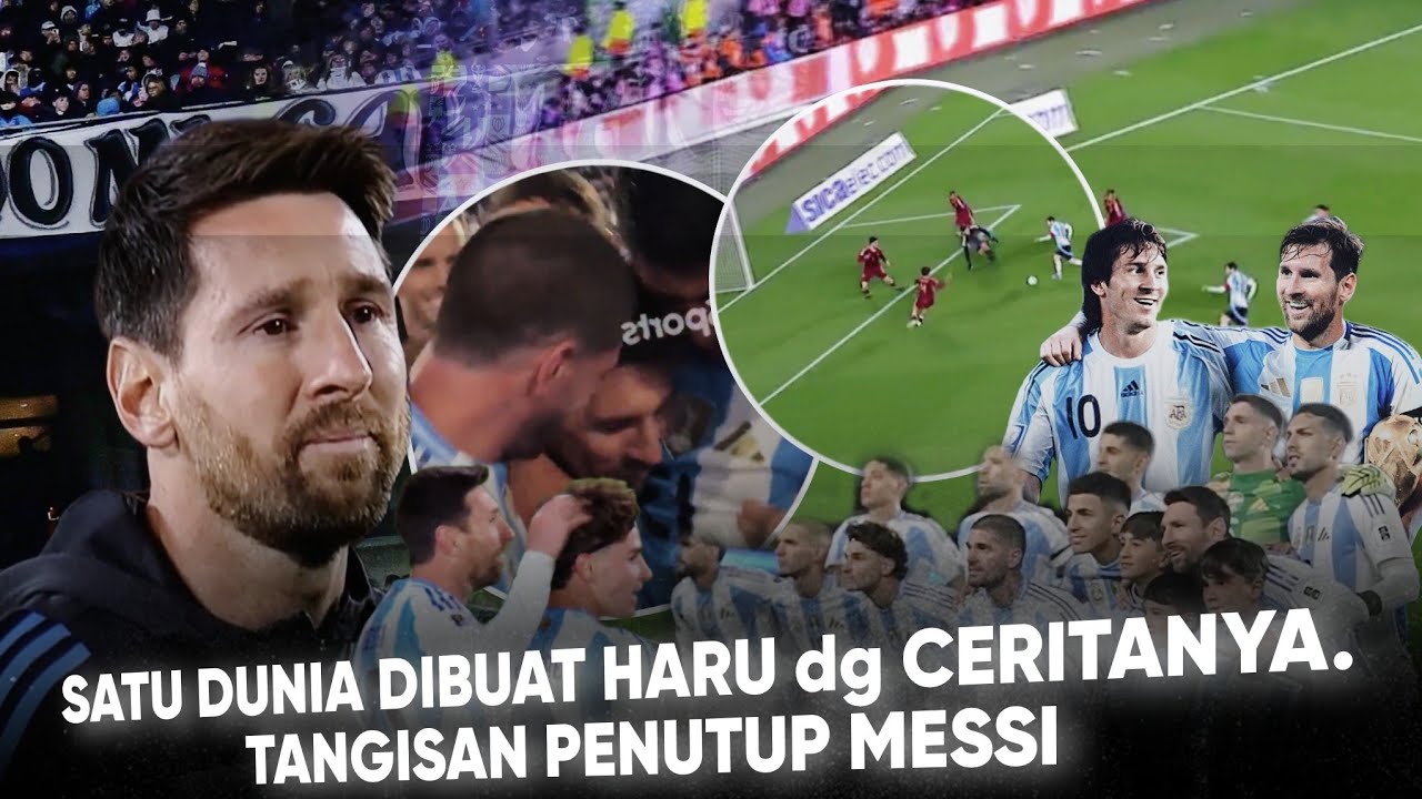 Kok bisa sebaper ini! “Messi Tertangkap Menangis sebelum Kick Off” Messi Laga Terakhir di Argentina