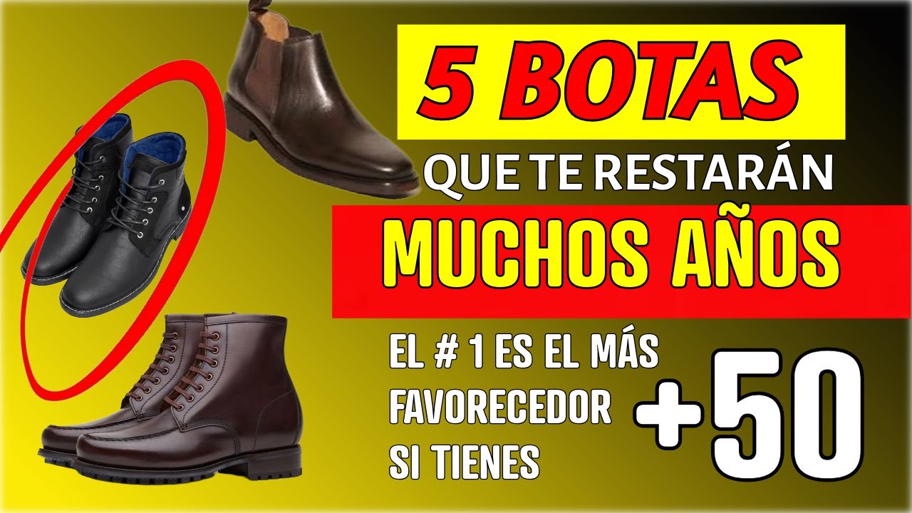 Descubre las BOTAS Que Todo HOMBRE Mayores de 50 Necesita