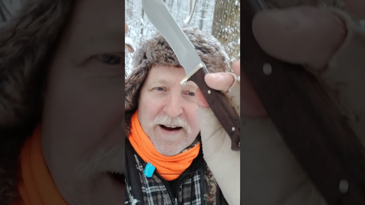 German Steel Puma Buffalo Hunter knife. Self defense, Woodcraft, Big game.