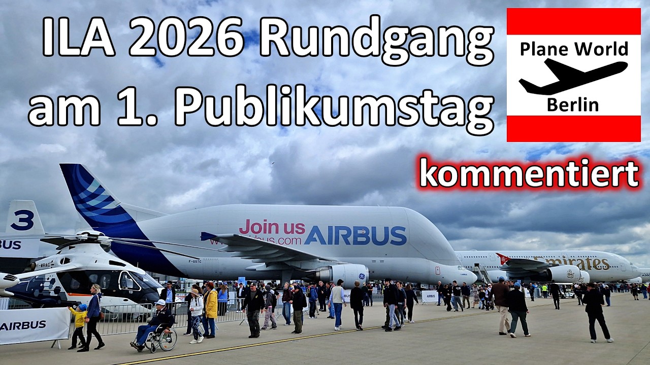 ILA 2026 Tour kommentierter Rundgang am 1. Publikumstag auf dem Freigel&auml;nde 13.06.2026