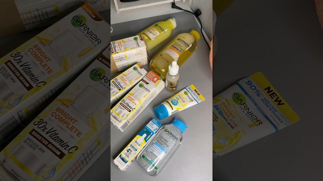 garnier products 🫶🧴