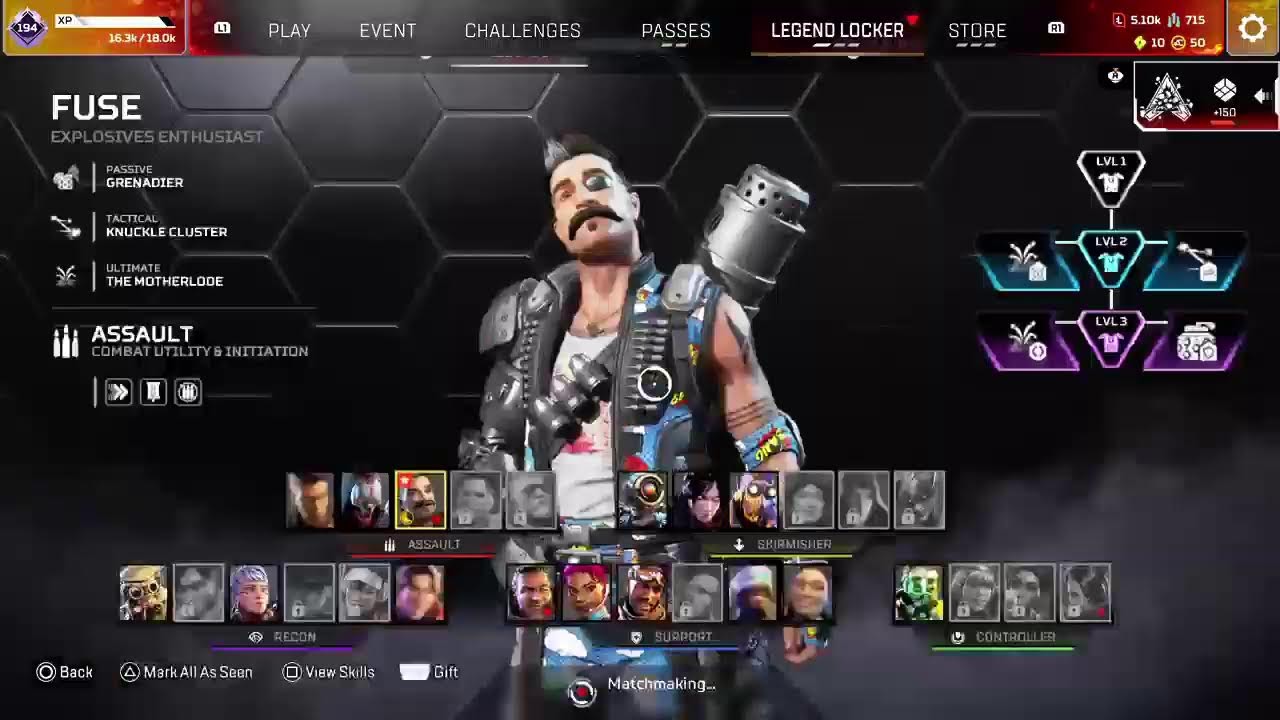 Apex 20 kill race with every character