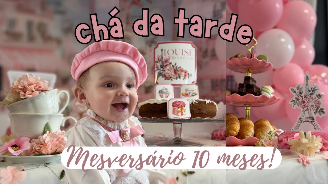 ✨ Chá da Tarde em Paris 🍰 | DIY, Decoração & técnica da pintura em bolo🎨