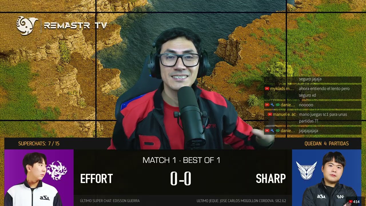 STARCRAFT COREANO GOSU 🇰🇷 EFFORT vs SHARP 🇰🇷 | M1·BO1