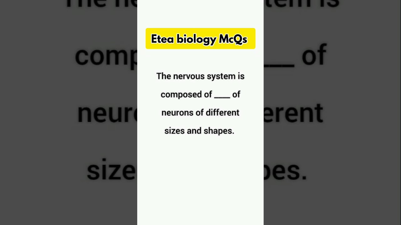 biology McQs practice 💥#mcqs #biology #etea #viral #shorts  #competitiveexams