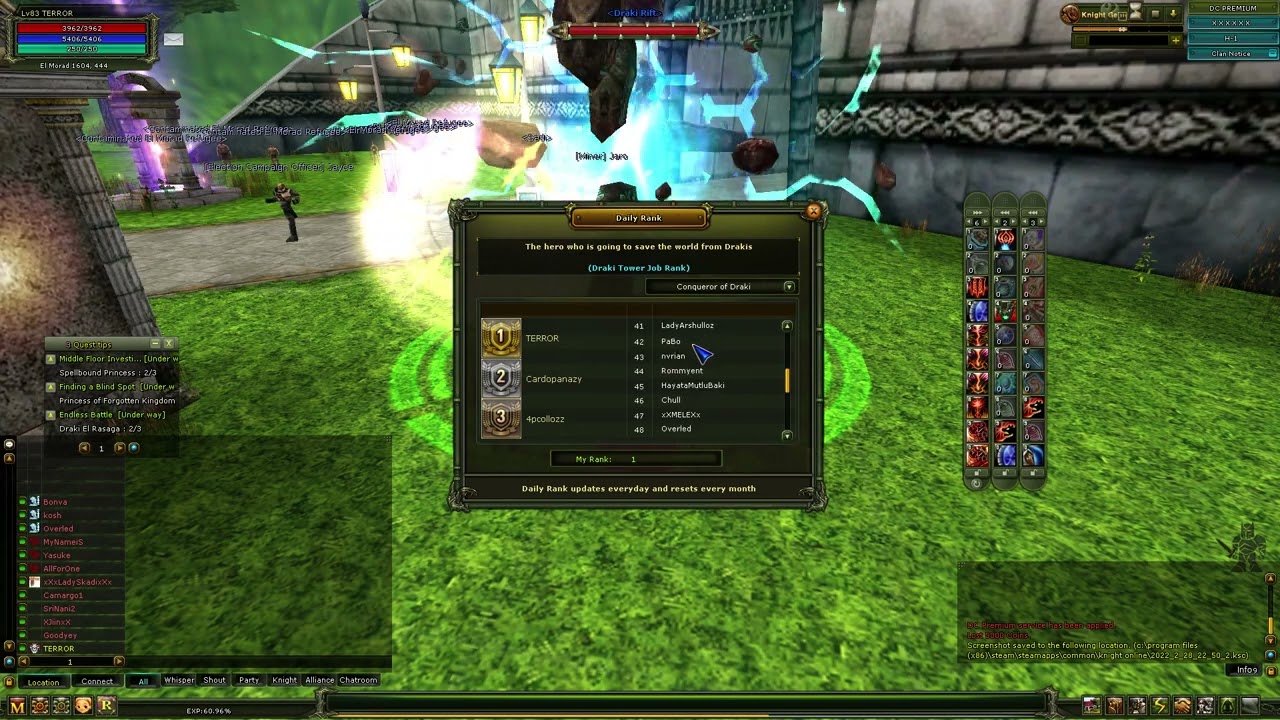 Draki tower Multiclient Koxp Hellsgarem 2022 February