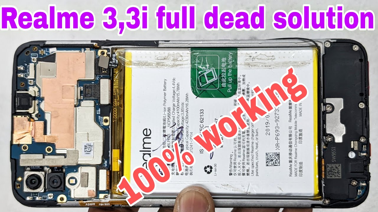 Realme 3, Realme 3i dead solution | Realme 3, 3i not turning on fix