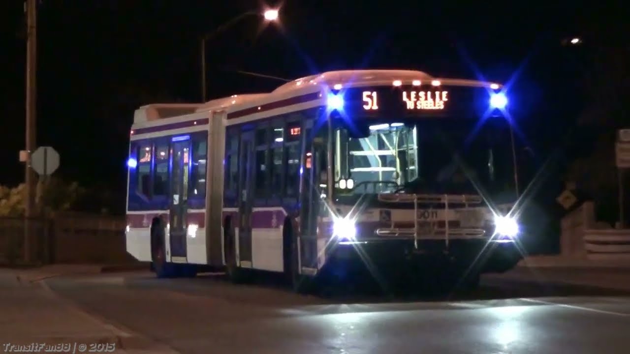 [Rare] TTC 2013 Nova Bus LFS Artic #9011 on Route 51 Leslie