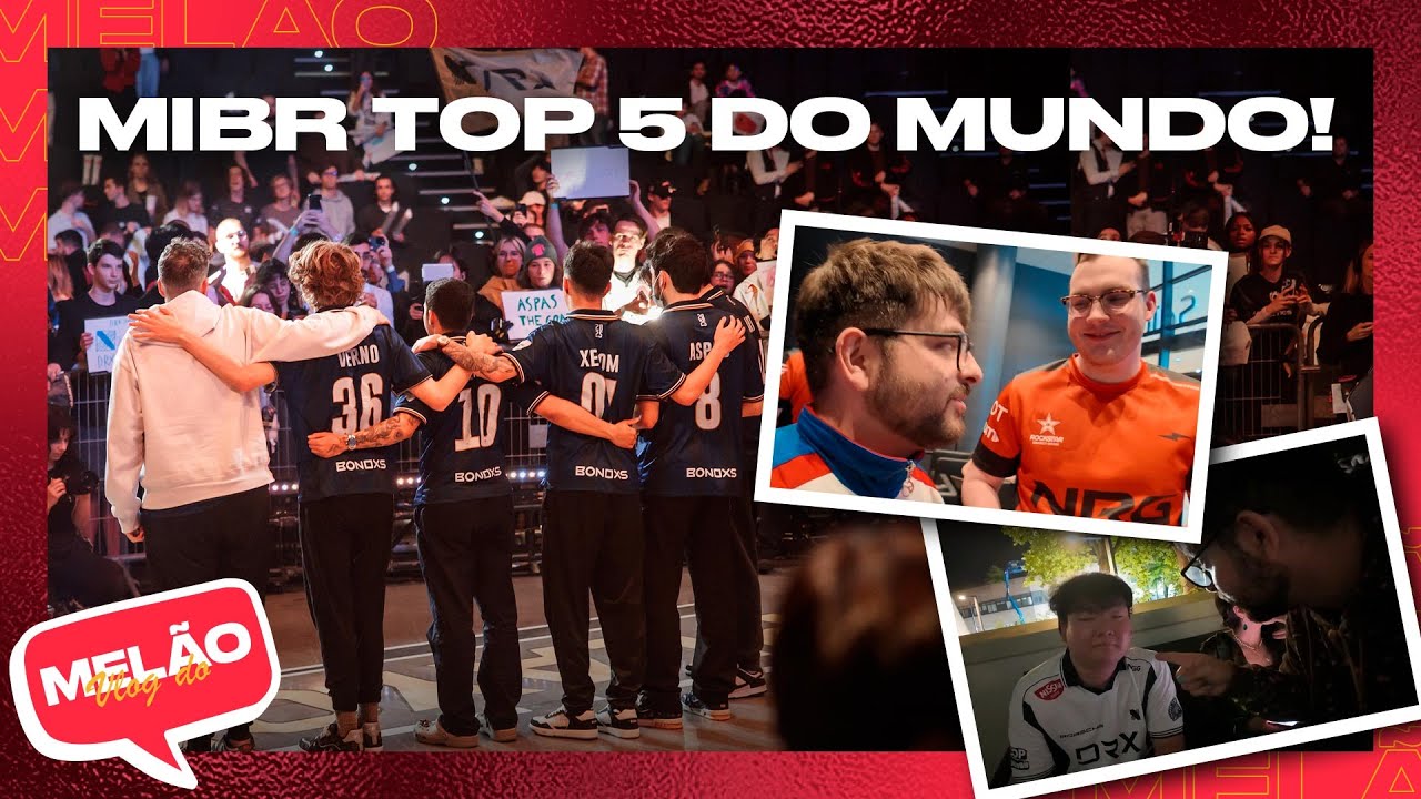 Playoffs do #VALORANTChampions e MIBR TOP 5 do mundo | Vlog do Melão #26