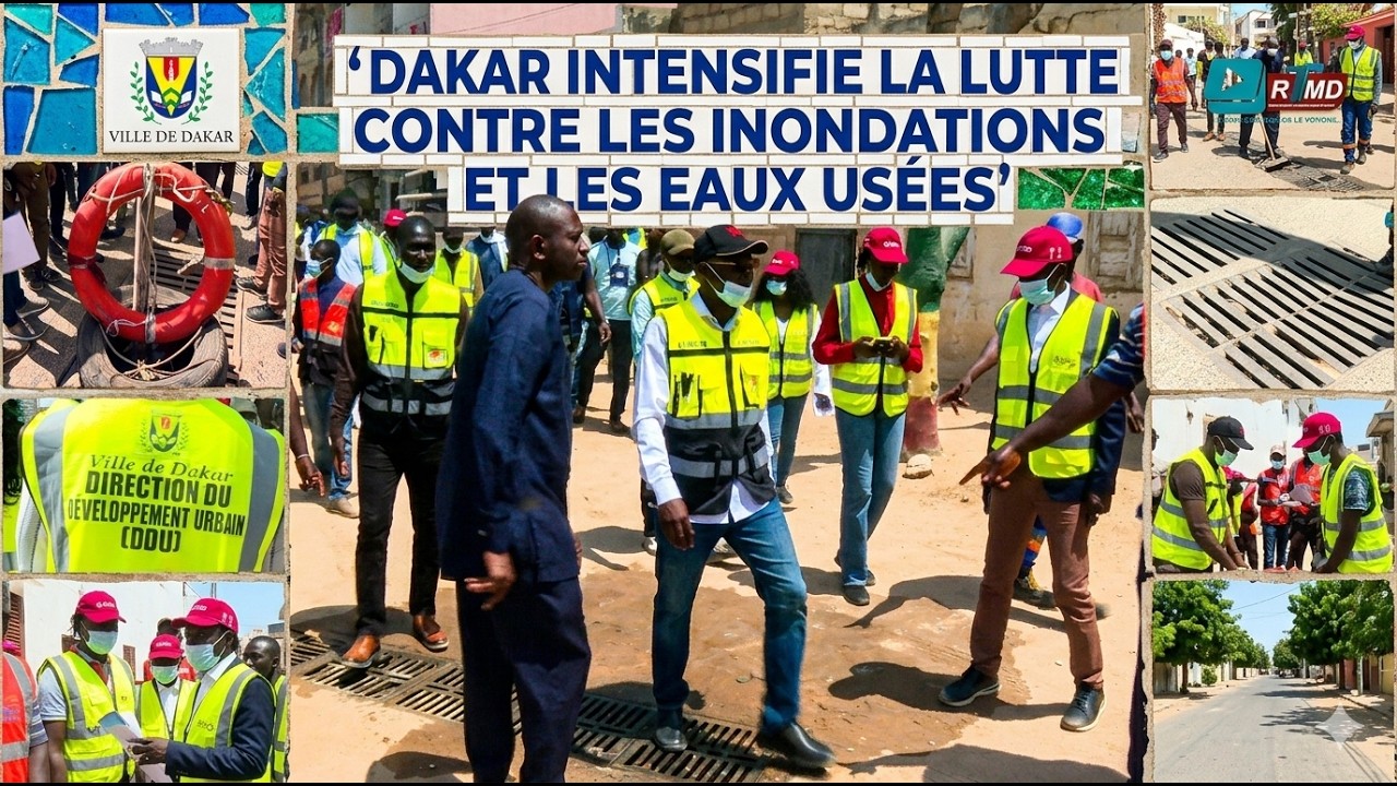 Dakar intensifie la lutte contre les inondations et les eaux usées