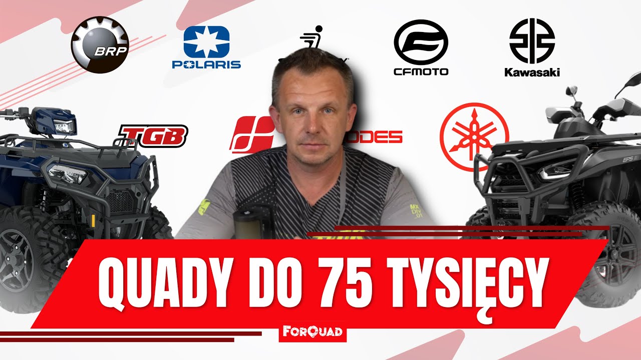 Nowe Quady do 75 Tysięcy! Segway, Polaris, Canam, oraz inne Topowe Marki! Obejrzyj zanim kupisz!