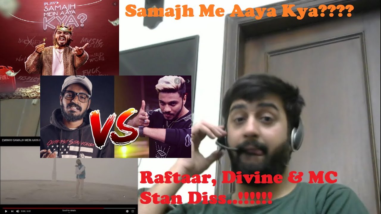 EMIWAY - SAMAJH ME AAYA KYA REACTION/BREAKDOWN | RAFTAAR, DIVINE & MC STAN DISS | #KatReactTrain