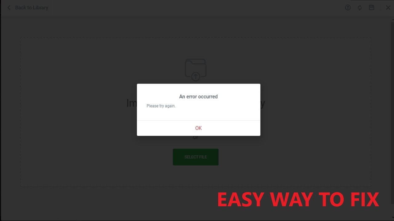 Elementor template import error (EASY FIX)