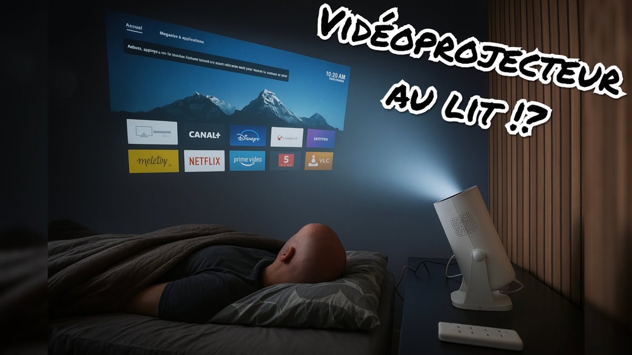 Essai du vidéoprojecteur PHILIPS NEOPIX 230 SMART ( au lit 😄 🛌 )