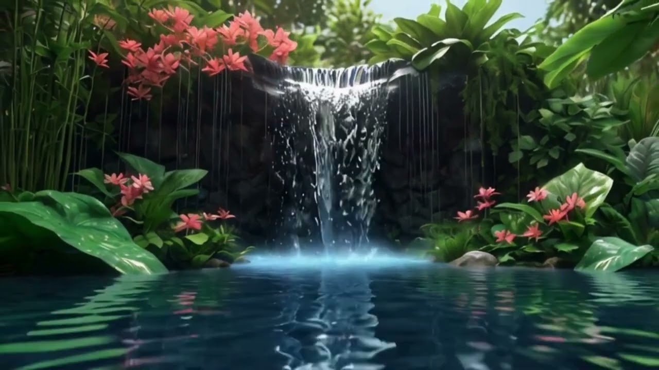 Tranquil Healing Water frequency: Lo-fi ambient relaxing music with nature sound by #BrightShaqi