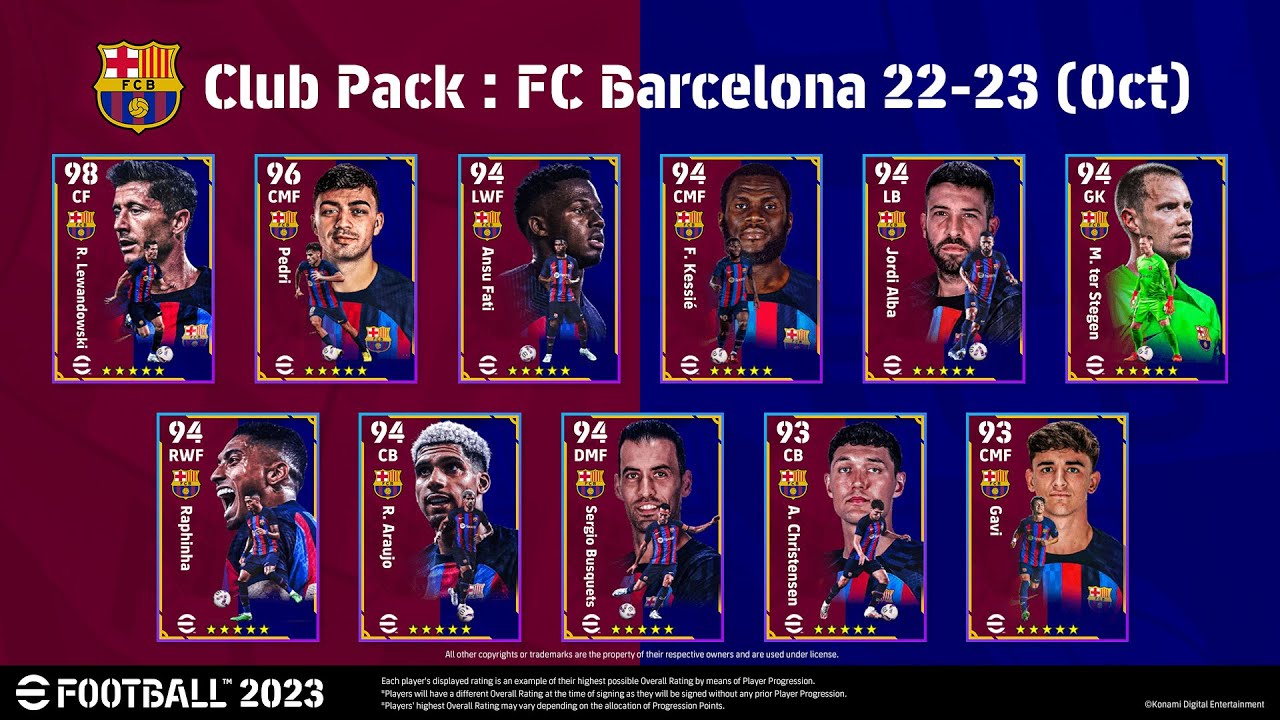 FC Barcelona Stats Boost Club Pack 