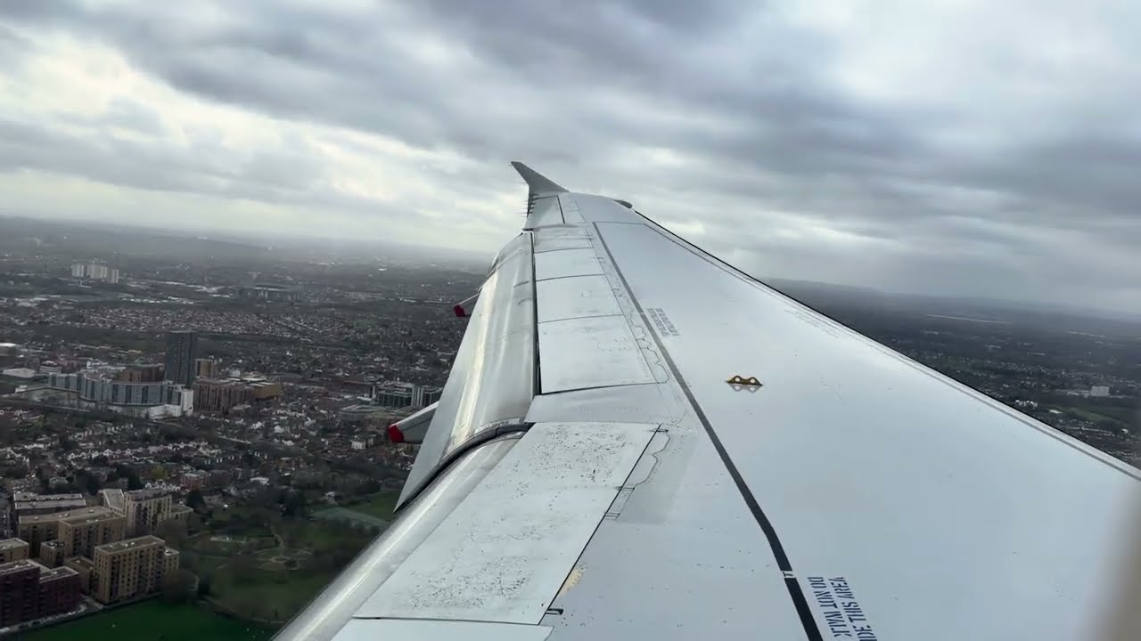 British Airways A320 | Landing at London Heathrow